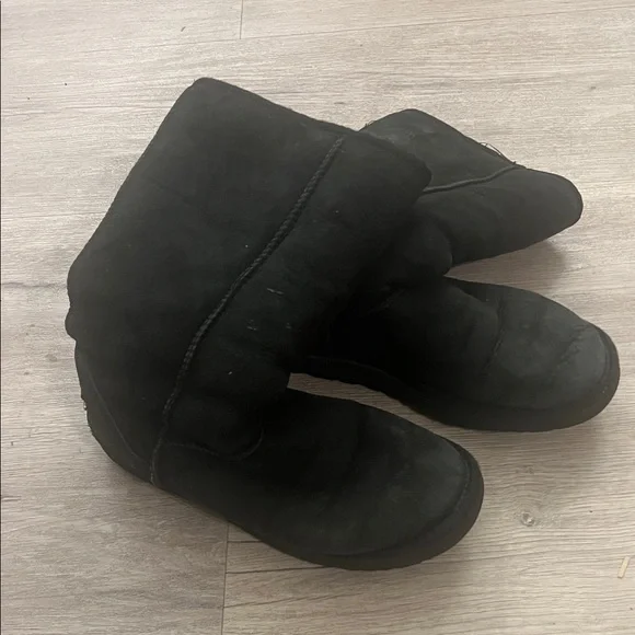 UGG Black Suede Boots - Picture 1 of 7
